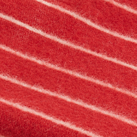 Swatch for Beige with Red Stripe Throw