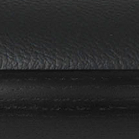 Swatch for Black Stained Oak Base / Black Ultra Leather Seat