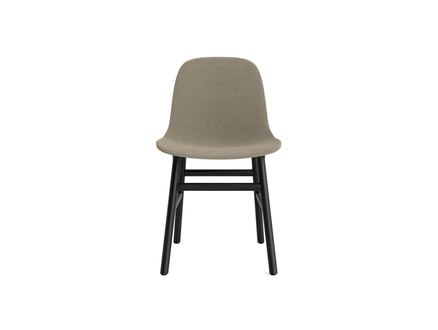 Form Chair Upholstered by Normann Copenhagen - Black Oak Base / Remix 233