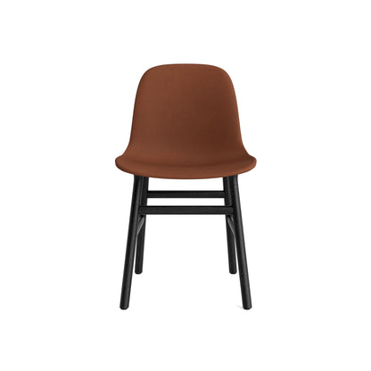 Form Chair Upholstered by Normann Copenhagen - Black Oak Base / Ultra Leather Brandy 41574