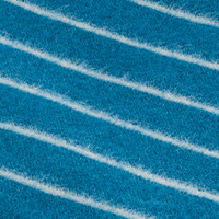 Swatch for Blue with Beige Stripe Throw