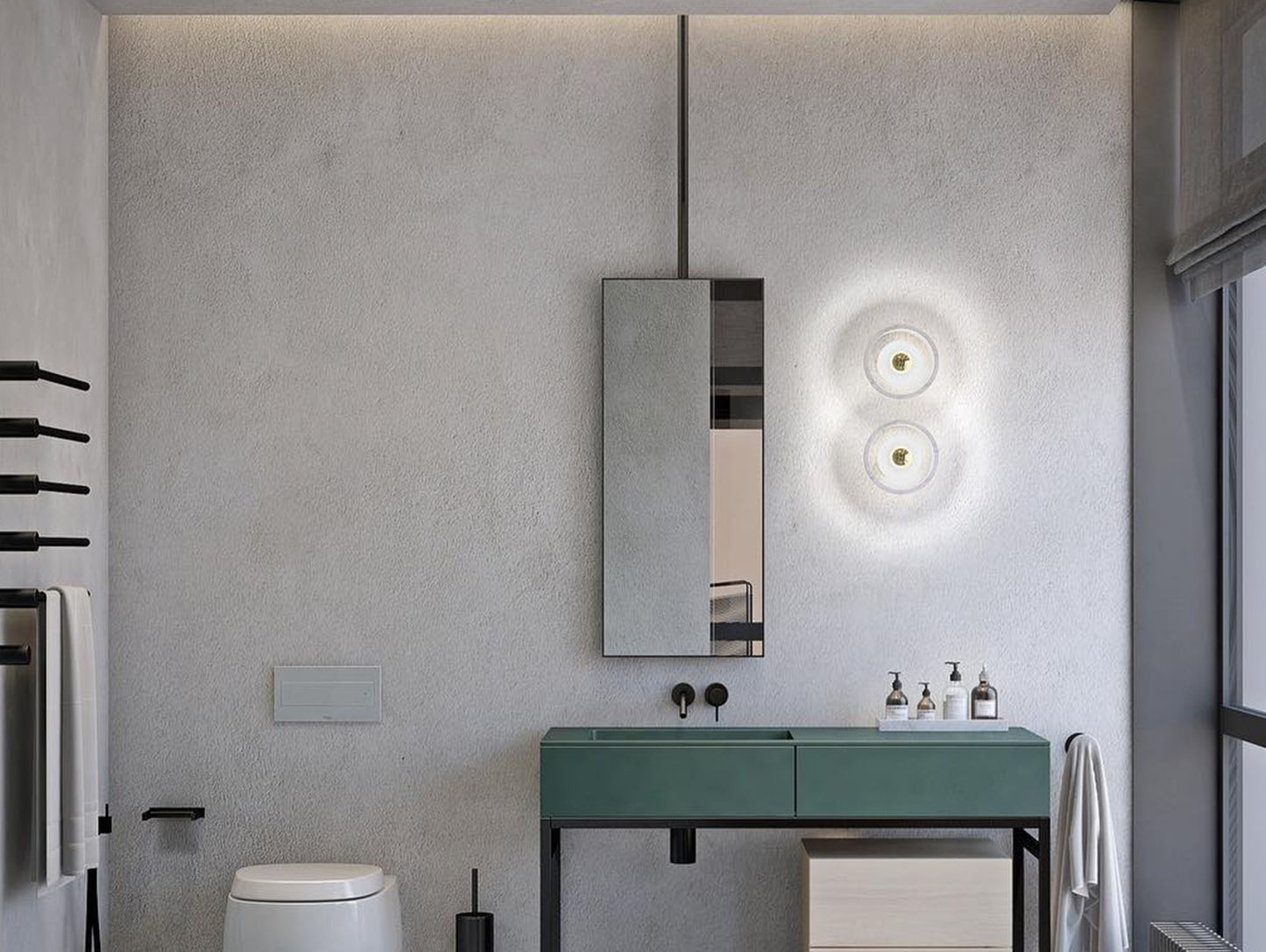 Stone LED Wall Light by Tom Dixon