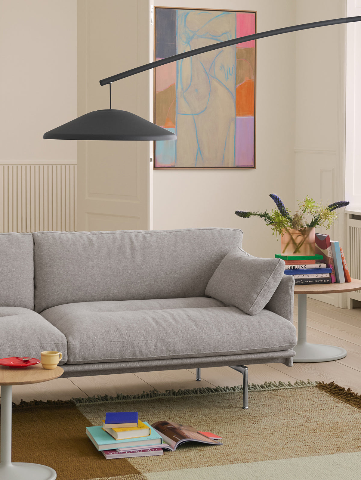 Outline Soft 3-Seater Sofa by Muuto - Clay 12