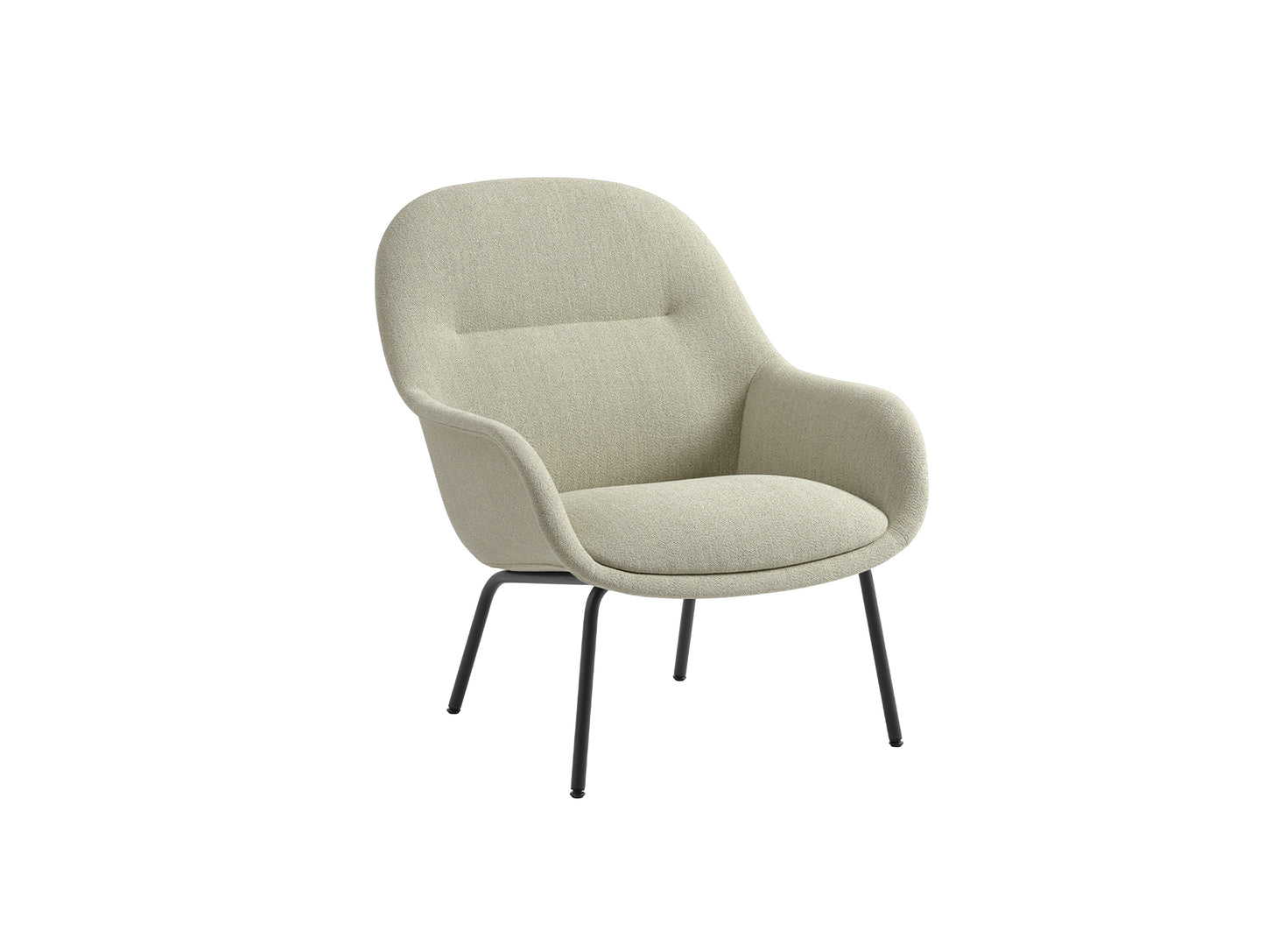 Fiber Lounge Armchair - Tube Base