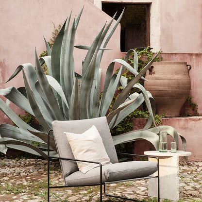Desert 1-Seater Sofa by Ferm Living - Black Frame / Dark Sand