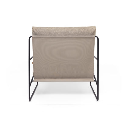 Desert 1-Seater Sofa by Ferm Living - Black Frame / Dark Sand