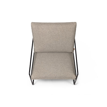 Desert 1-Seater Sofa by Ferm Living - Black Frame / Dark Sand