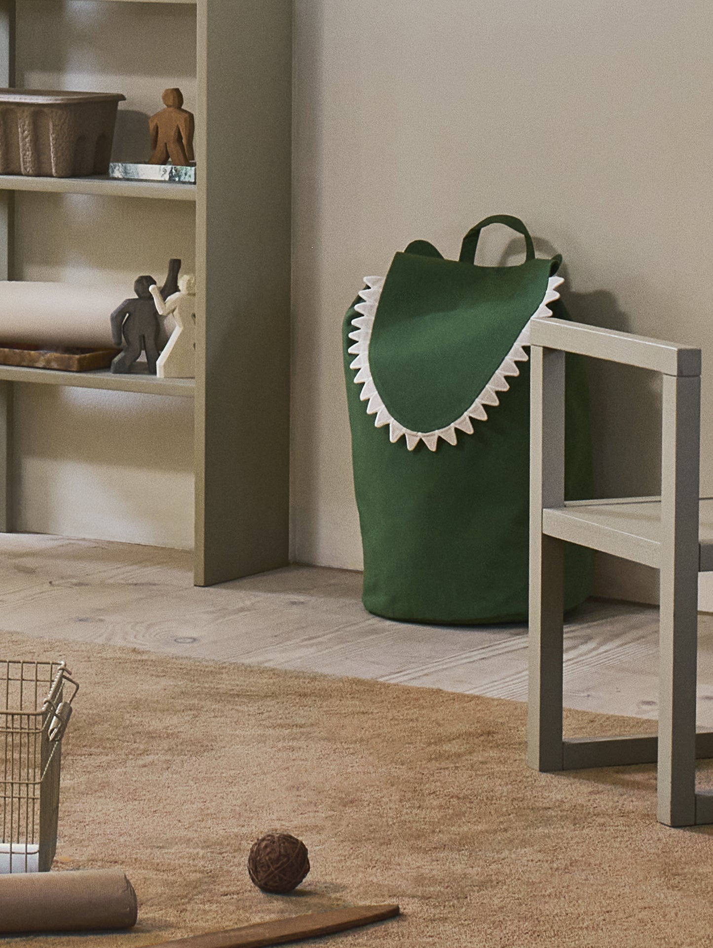 Crocodile Storage in Artichoke Green by Ferm Living 