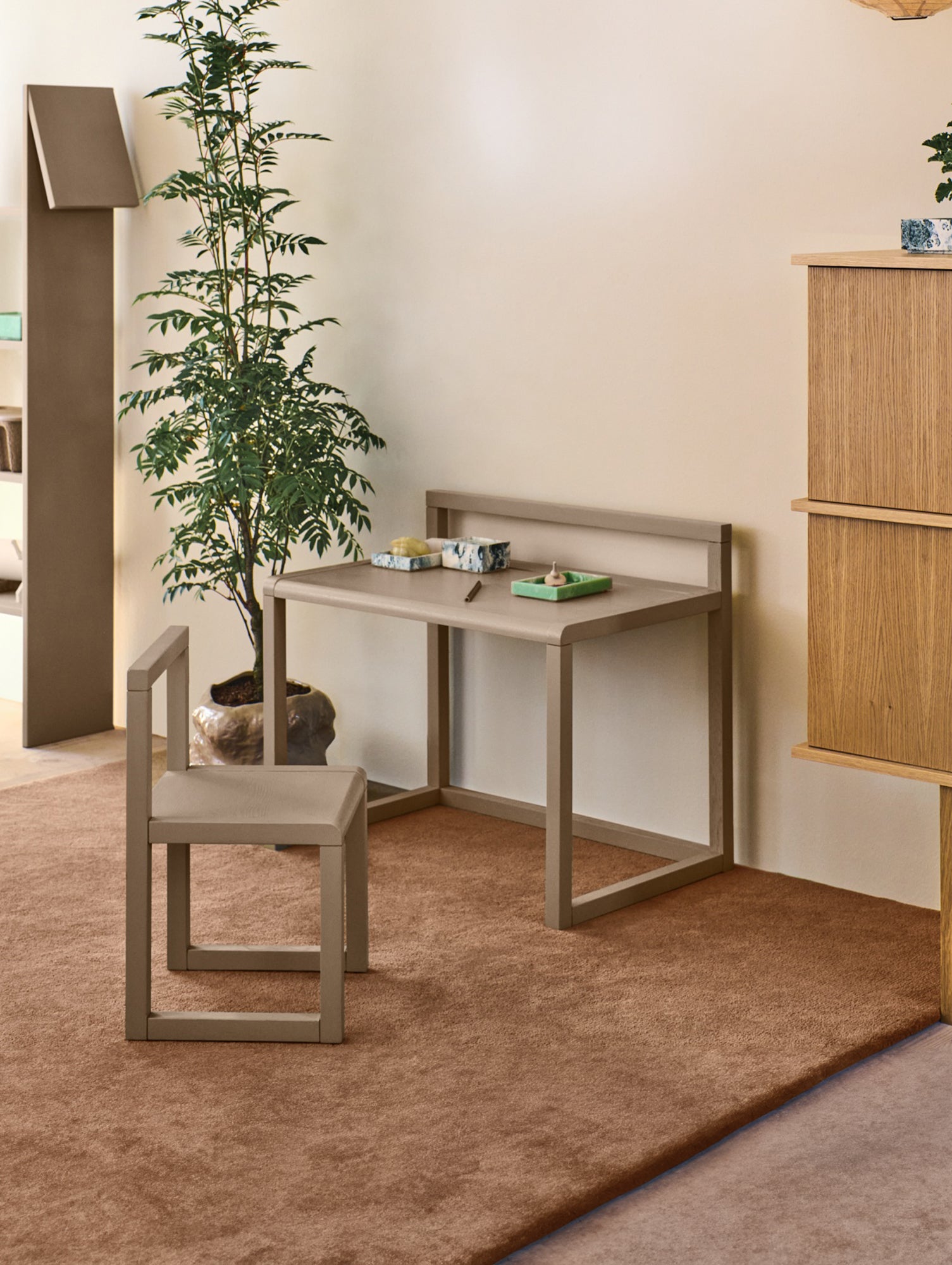 Grey Little Architect Table by Ferm Living