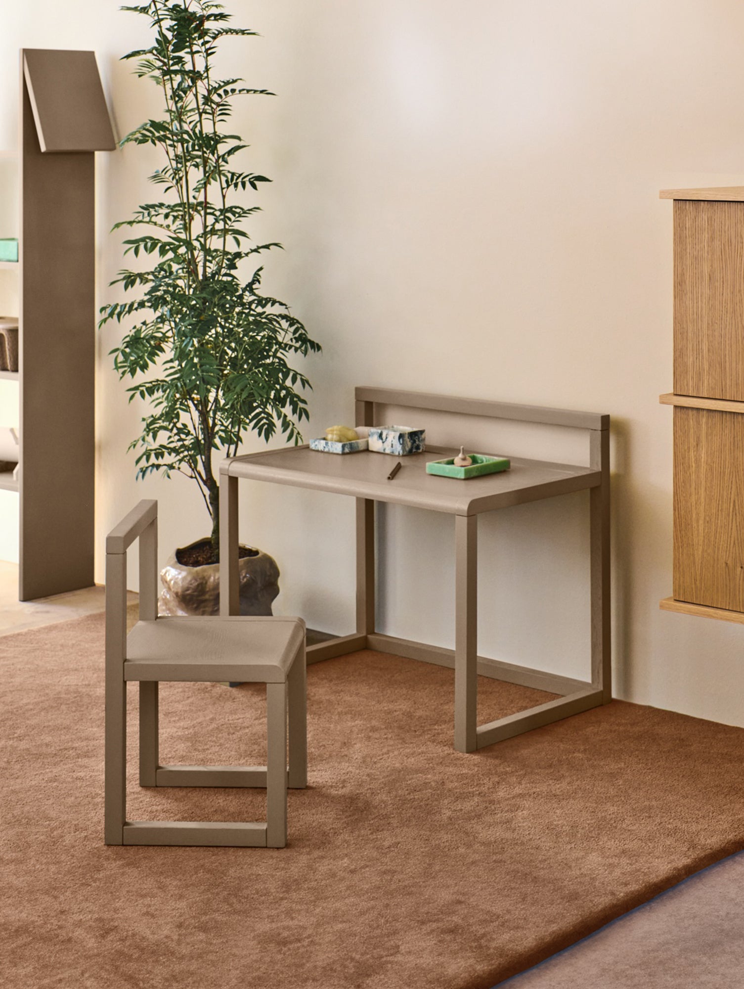 Grey Little Architect Table by Ferm Living