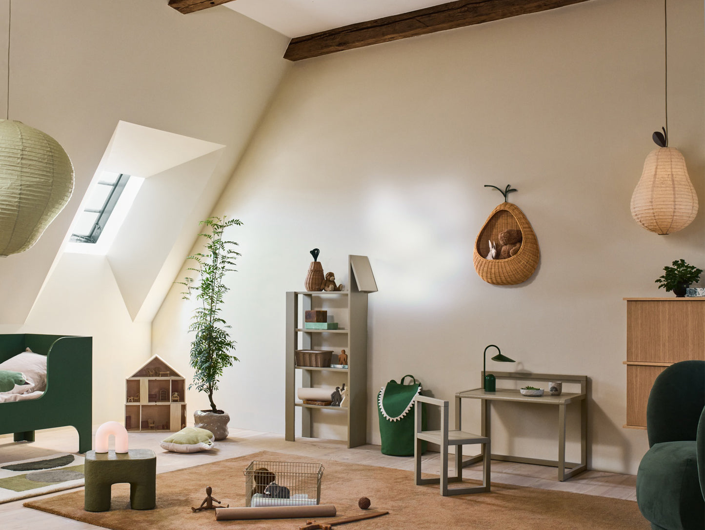 Grey Little Architect Table by Ferm Living