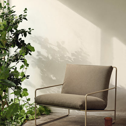 Desert 1-Seater Sofa by Ferm Living - Cashmere Frame / Dark Sand