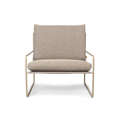 Desert 1-Seater Sofa by Ferm Living - Cashmere Frame / Dark Sand
