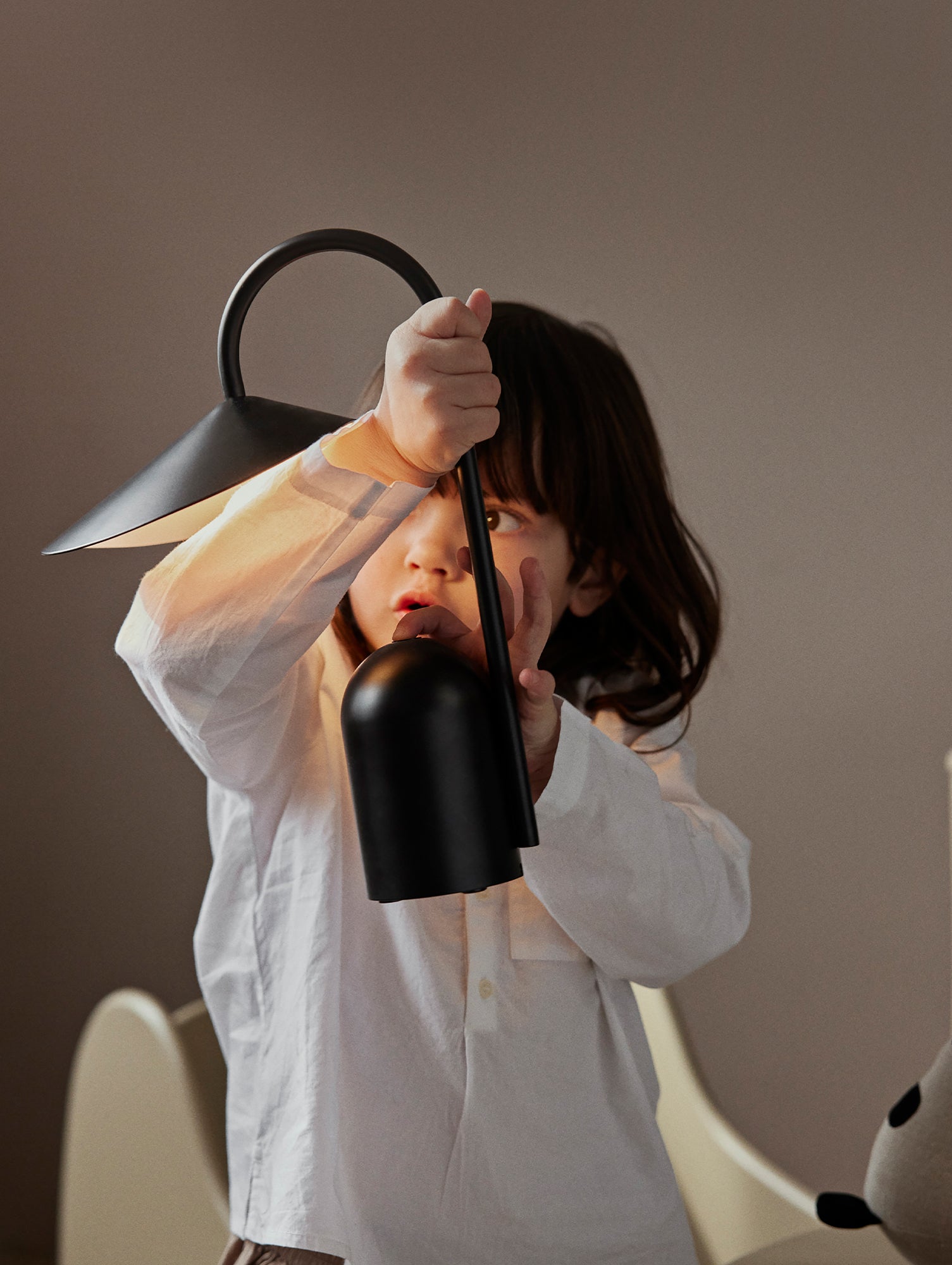 Arum Portable Lamp by Ferm Living - Black