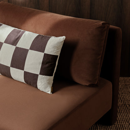 Dase 2-Seater Modular Sofa by Ferm Living - Rich Velvet Soft Brown