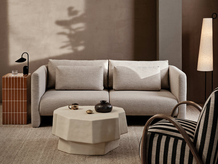 Dase 2-Seater Modular Sofa by Ferm Living - Soft boucle / Natural 