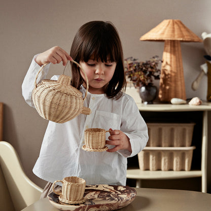 Rattan Tea Set by Ferm Living