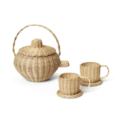 Rattan Tea Set by Ferm Living