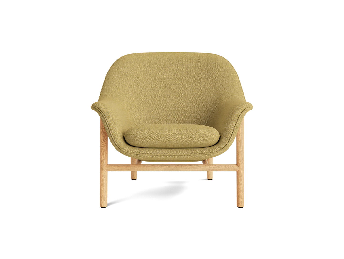 Drape Lounge Chair by Normann Copenhagen - Shell: Hallingdal 65 407 / Piping and Seat Cushion: Hallingdal 65 407