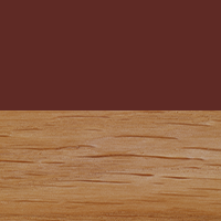 Swatch for Hull Red / Oiled Oak