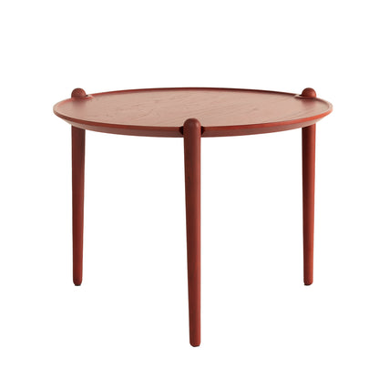 Aria Table by Design House Stockholm -  Diameter: 60 cm / Height: 46 cm / Red Oak