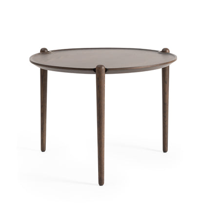 Aria Table by Design House Stockholm -  Diameter: 60 cm / Height: 46 cm / Dark Oak