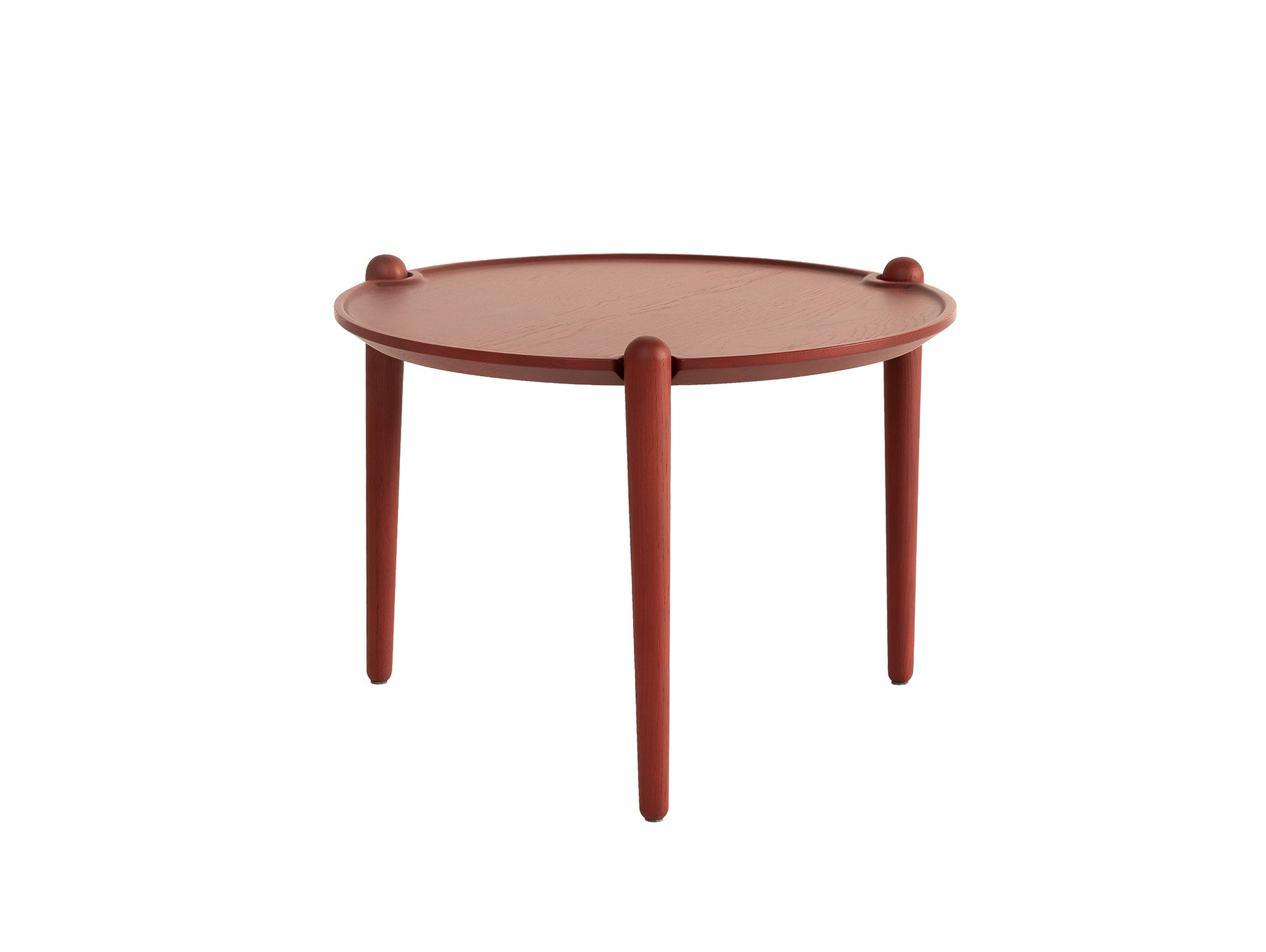 Aria Table by Design House Stockholm -  Diameter: 50 cm / Height: 37 cm / Red Oak