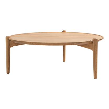 Aria Table by Design House Stockholm - Diameter: 90 cm  / Height: 42.5 cm