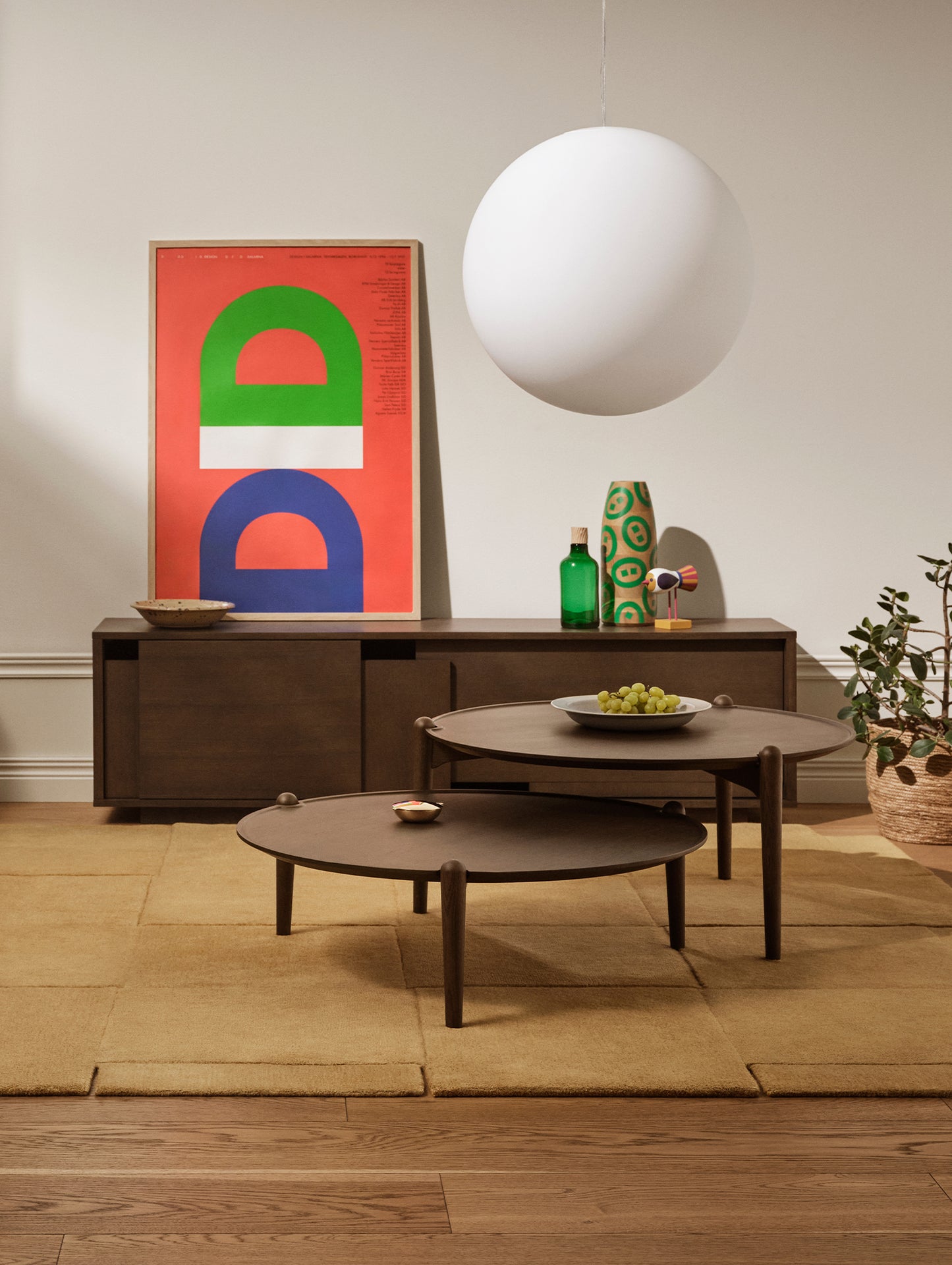 Aria Table by Design House Stockholm - Dark Oak