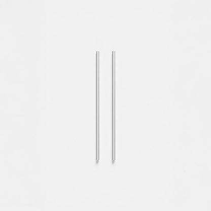 Set of 2 Legs - 65 cm / Stainless Steel