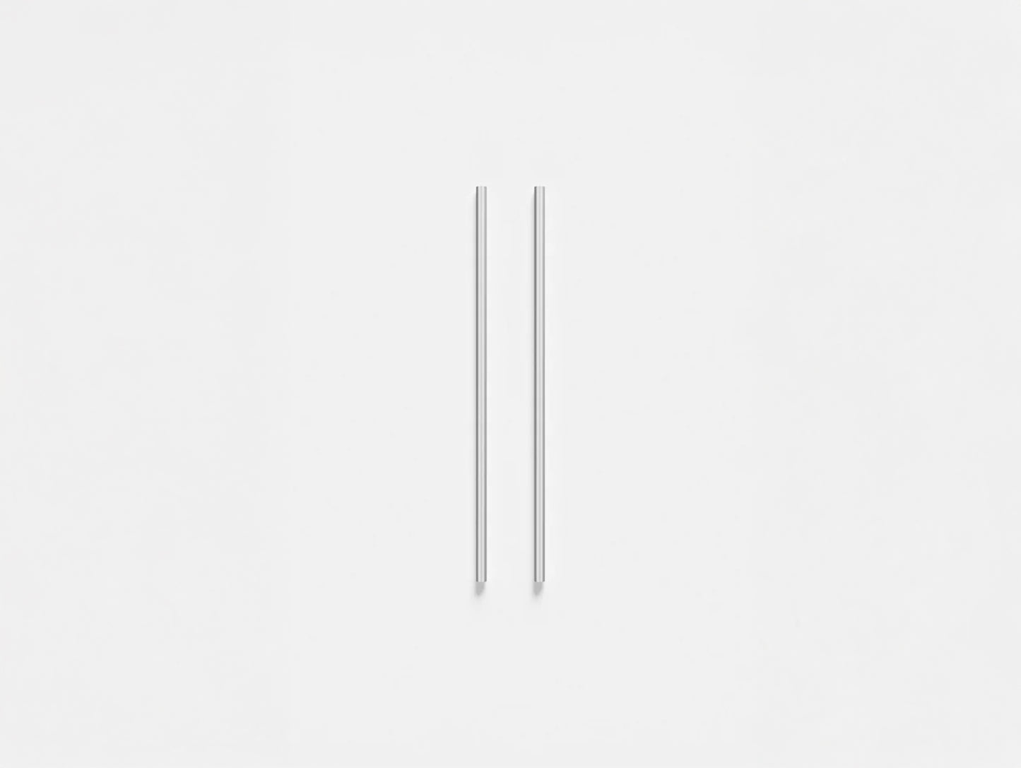 Set of 2 Legs - 65 cm / Stainless Steel