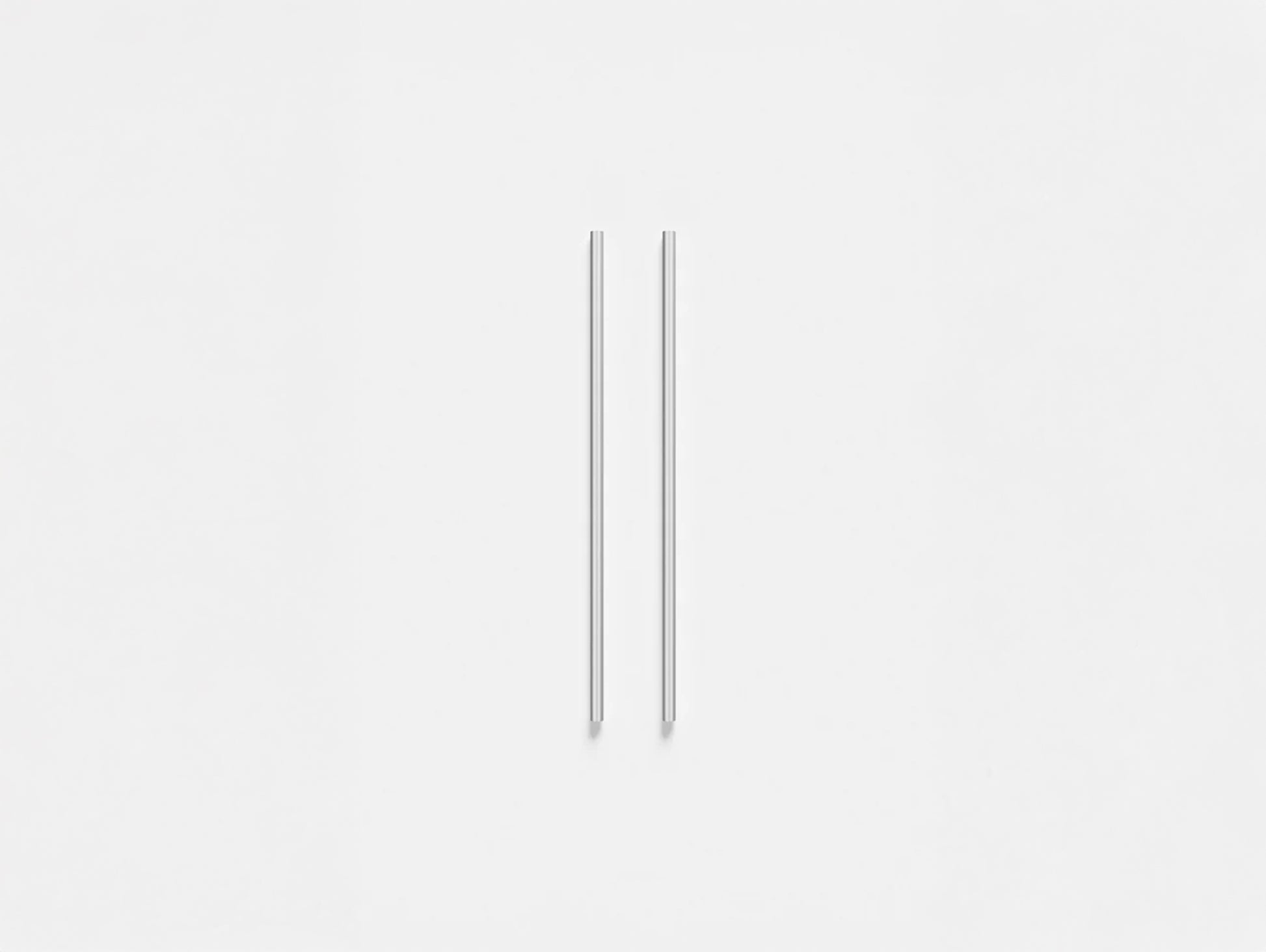 Set of 2 Legs - 65 cm / Stainless Steel