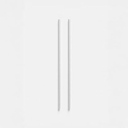 Set of 2 Legs - 85 cm / Stainless Steel