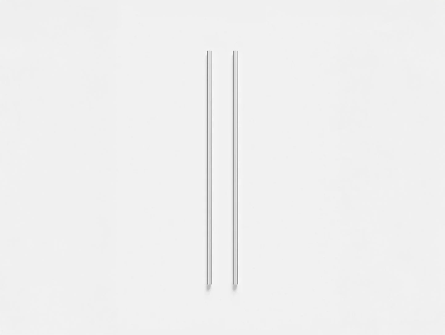 Set of 2 Legs - 85 cm / Stainless Steel