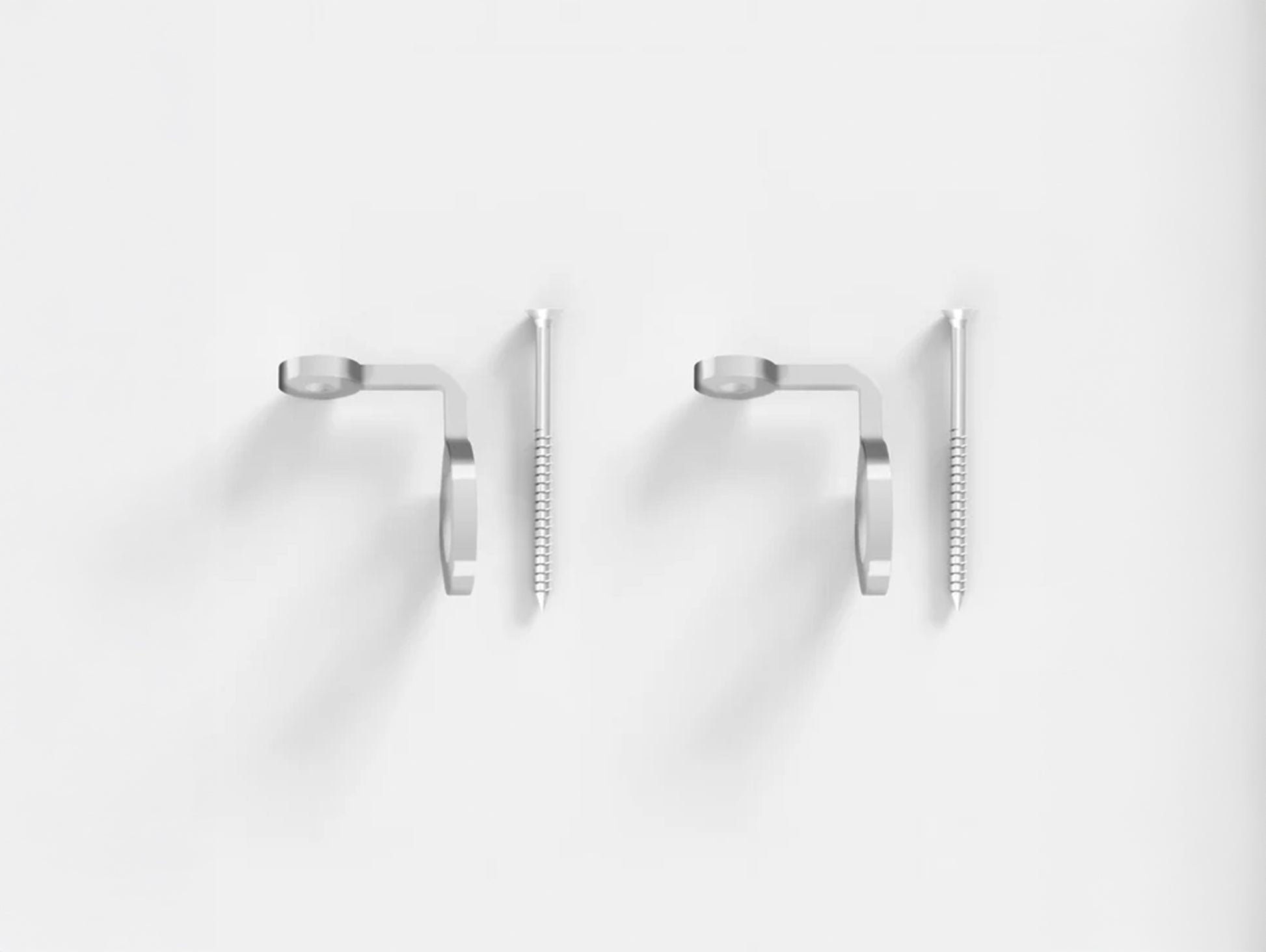 Wall Bracket Set / Stainless Steel