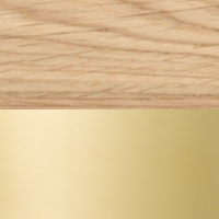 Swatch for Oak / Brass