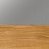 Swatch for Oak / Stainless Steel Storage