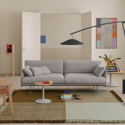 Outline Soft 3-Seater Sofa by Muuto - Clay 12