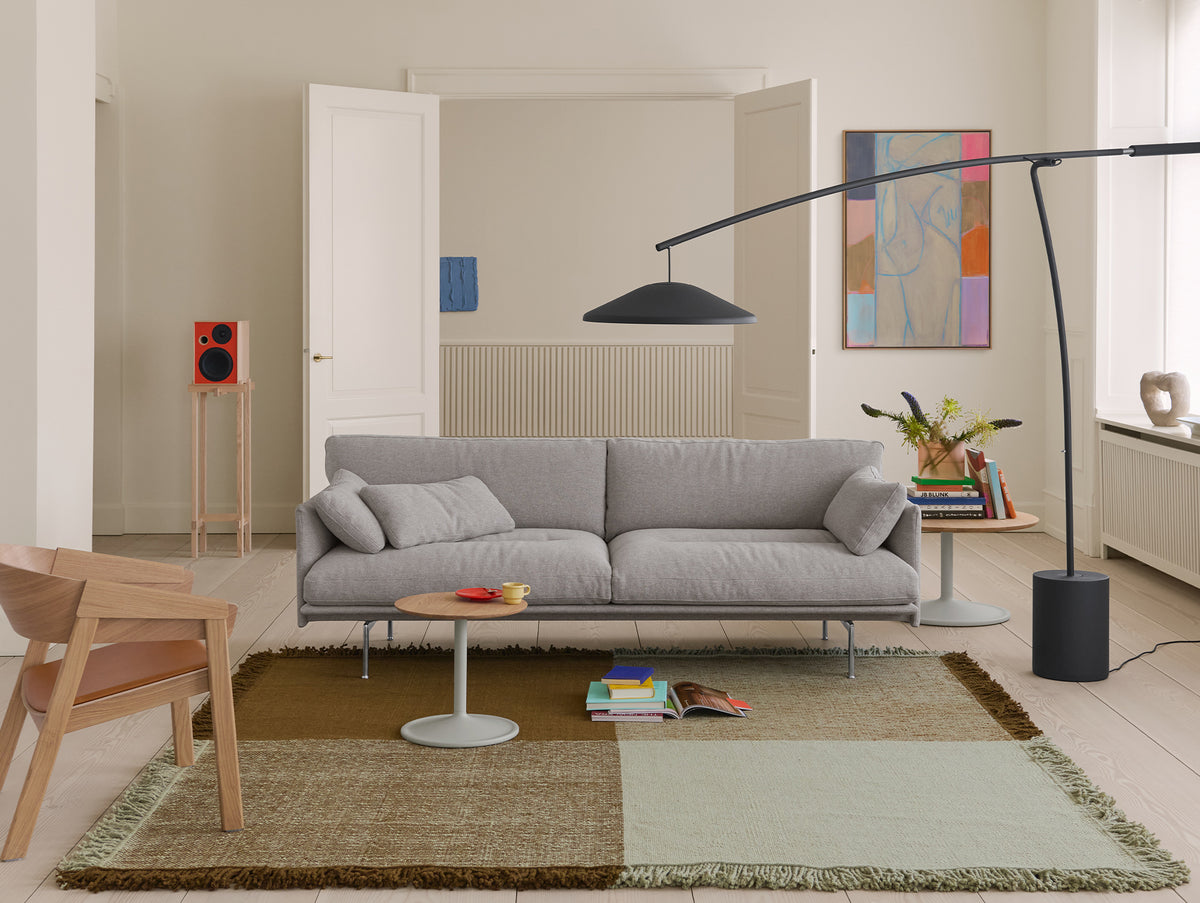 Outline Soft 3-Seater Sofa by Muuto - Clay 12