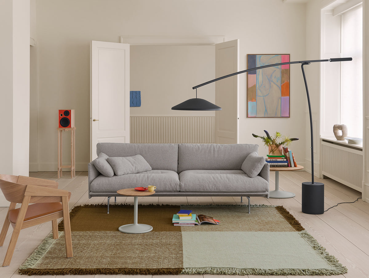 Verso Rug by Muuto - Pale Green / Warm Brown