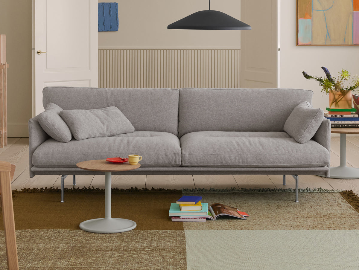 Outline Soft 3-Seater Sofa by Muuto - Clay 12