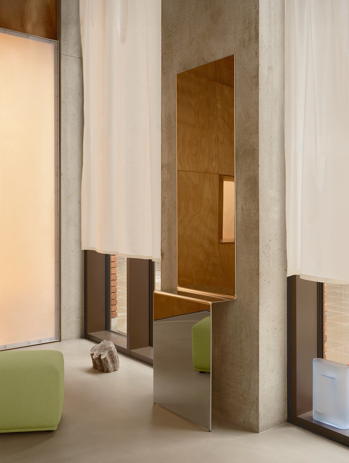 Pleat Mirror by Muuto