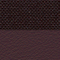 Swatch for Plum Premium F Leather / Plano Brown (L50)