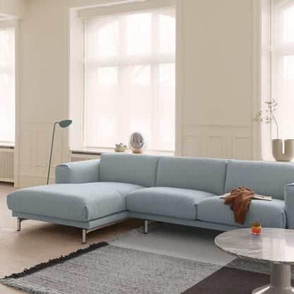 Verso Rug by Muuto - Cool Grey / Dark Brown