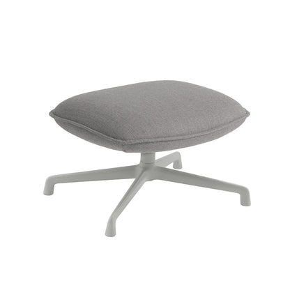 Doze Ottoman - Swivel Base by Muuto / Re-wool 128 / Grey Base