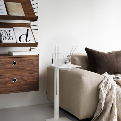 Museum Side Table by String - White