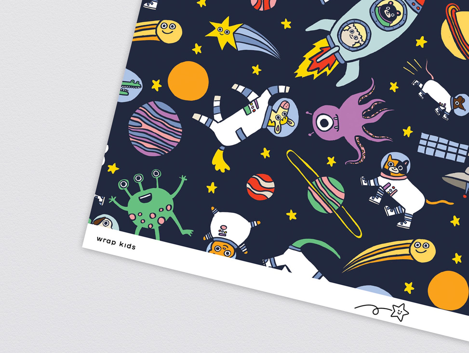 Space Wrapping Paper by Wrap