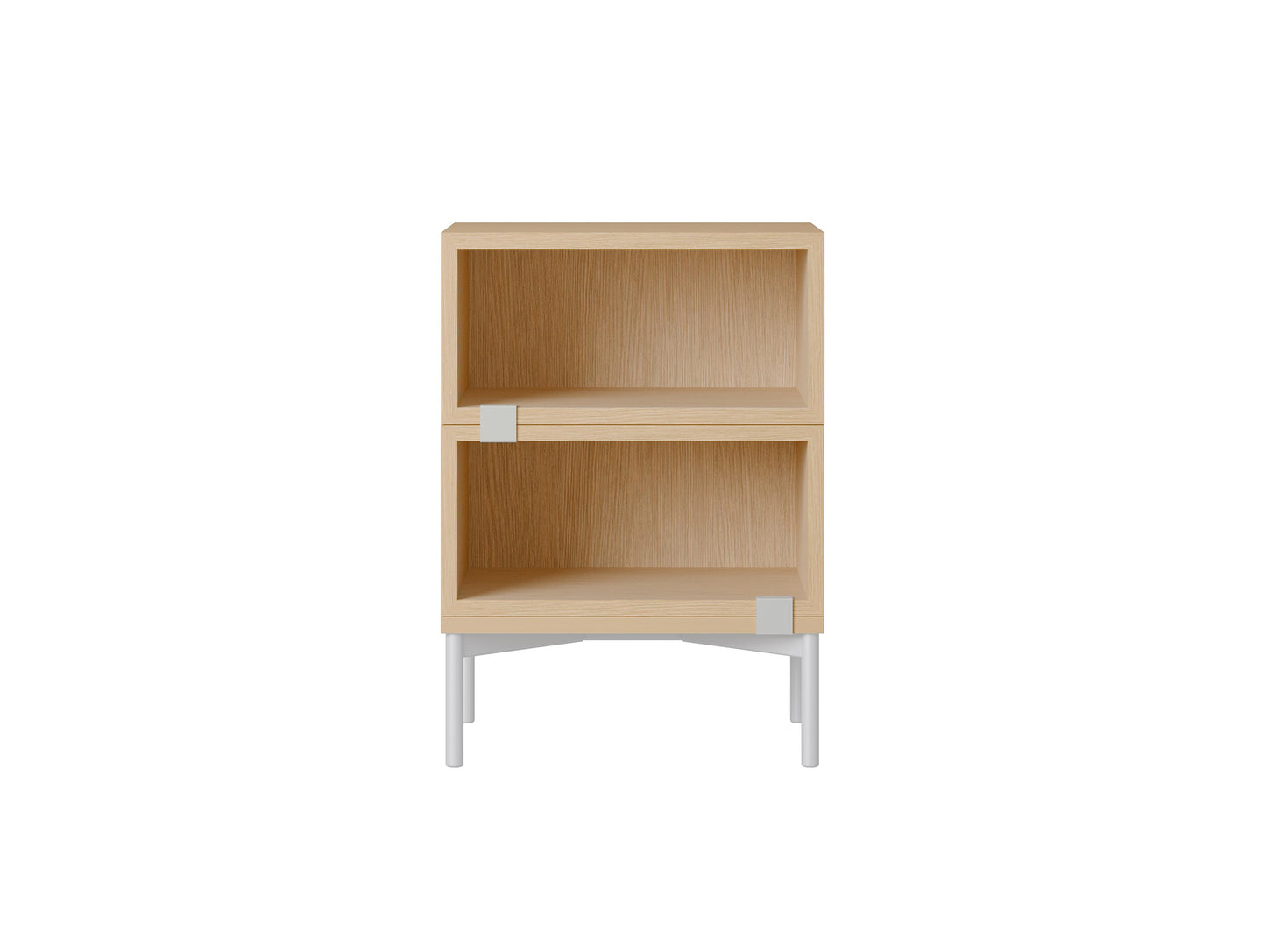 Stacked Storage System - Bedside Table / Configuration 1 / Oak by Muuto