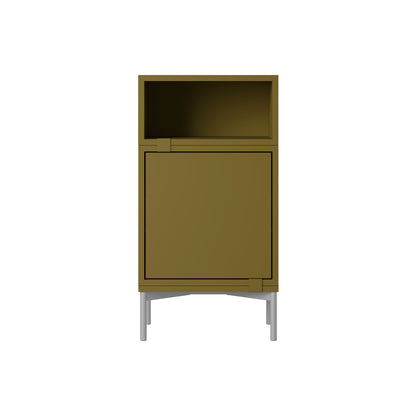 Stacked Storage System - Bedside Table / Configuration 2 / Brown Green by Muuto