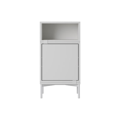 Stacked Storage System - Bedside Table / Configuration 2 / Grey by Muuto